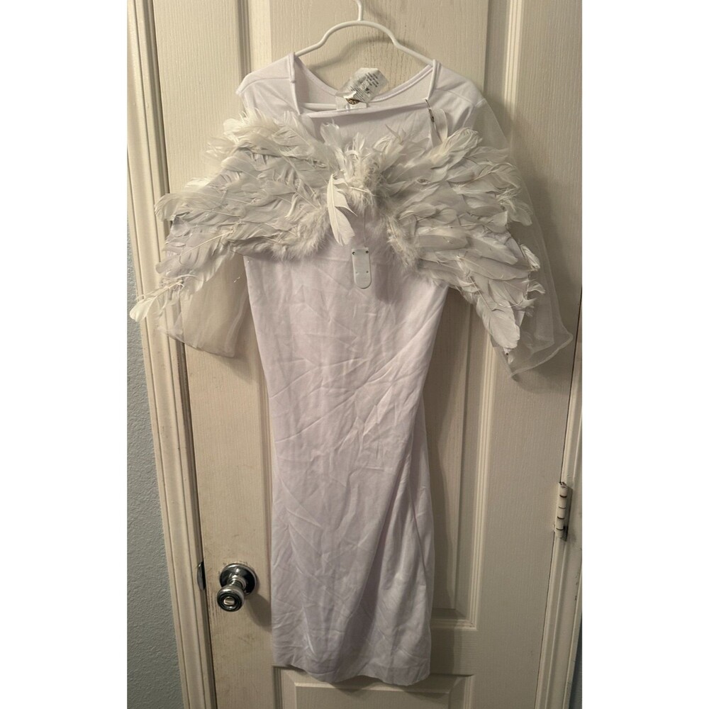 Girl's Angel Costume Includes Lighted Wings Size Medium 7/8 - Picture 6 of 10